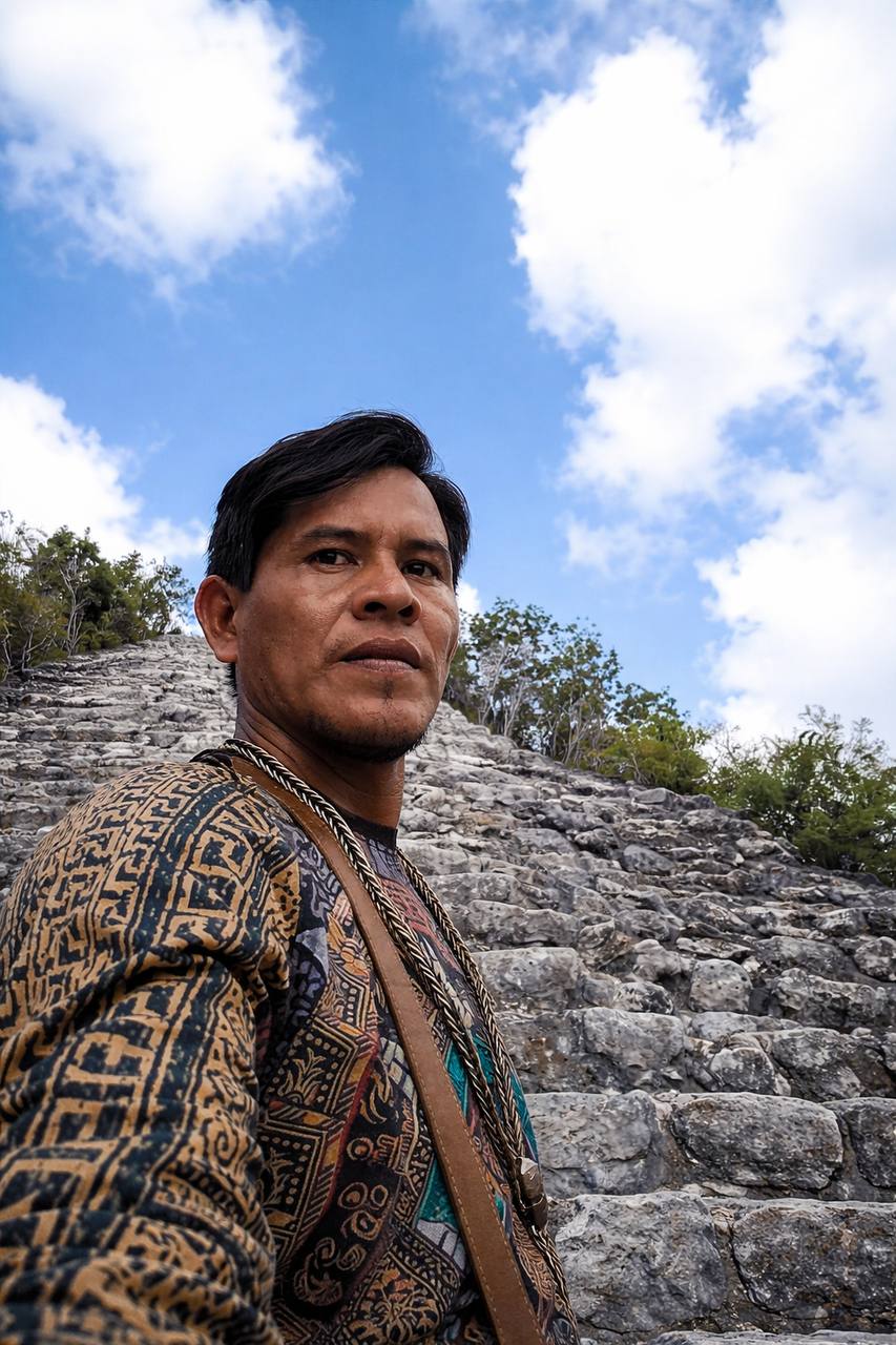 Rafael — hereditary Shipibo ayahuasca shaman who leads the Bali plant medicine retreat